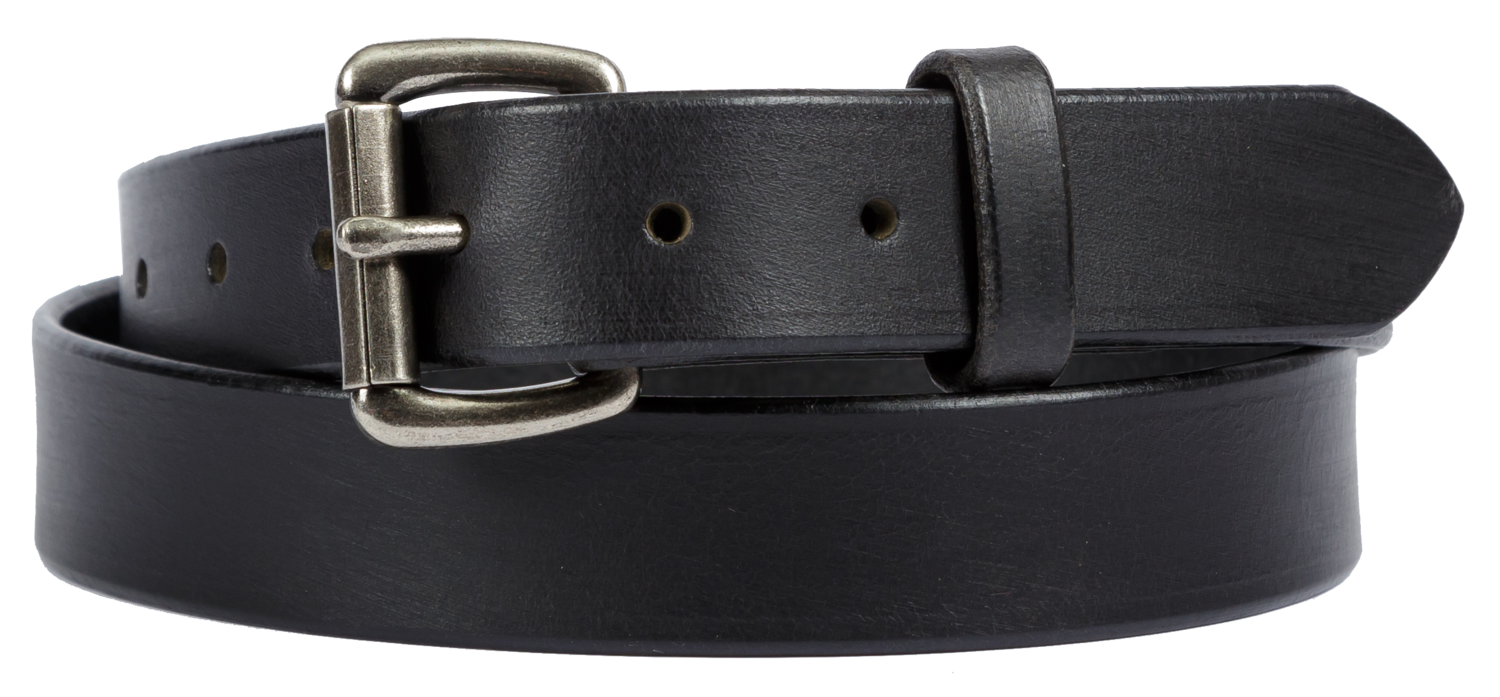 Buffalo Leather Belt, Black
