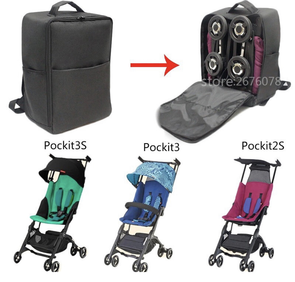 pockit stroller backpack