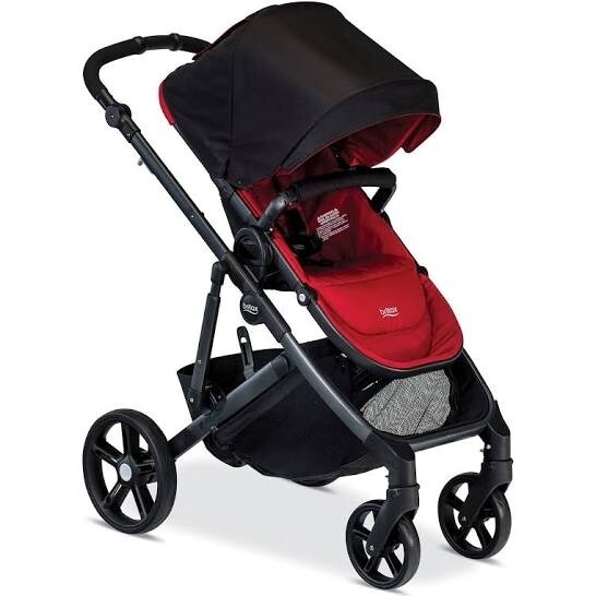 red britax stroller