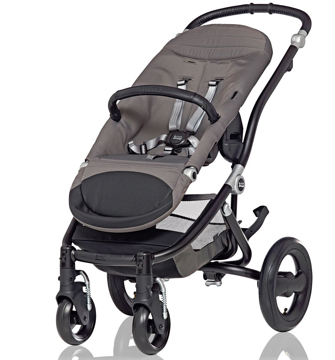 Britax Affinity Convertible Stroller- Black, White or Silver Frame