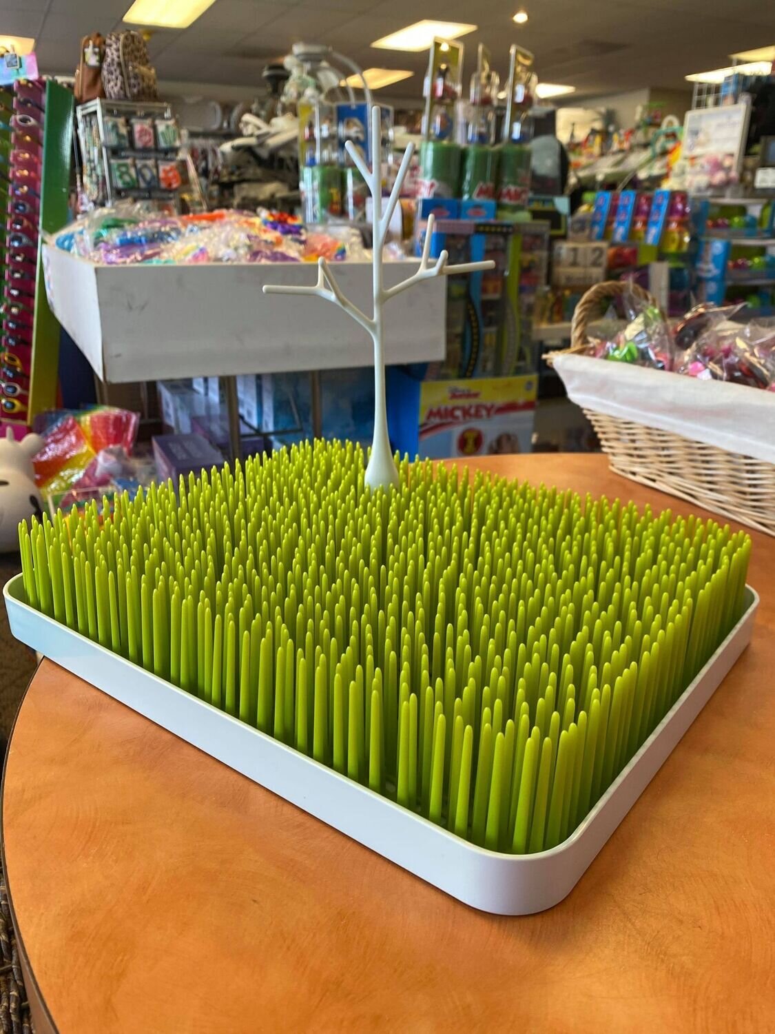 Preloved Boon Grass Countertop bottle drying rack (grass only accessory not included) gently used