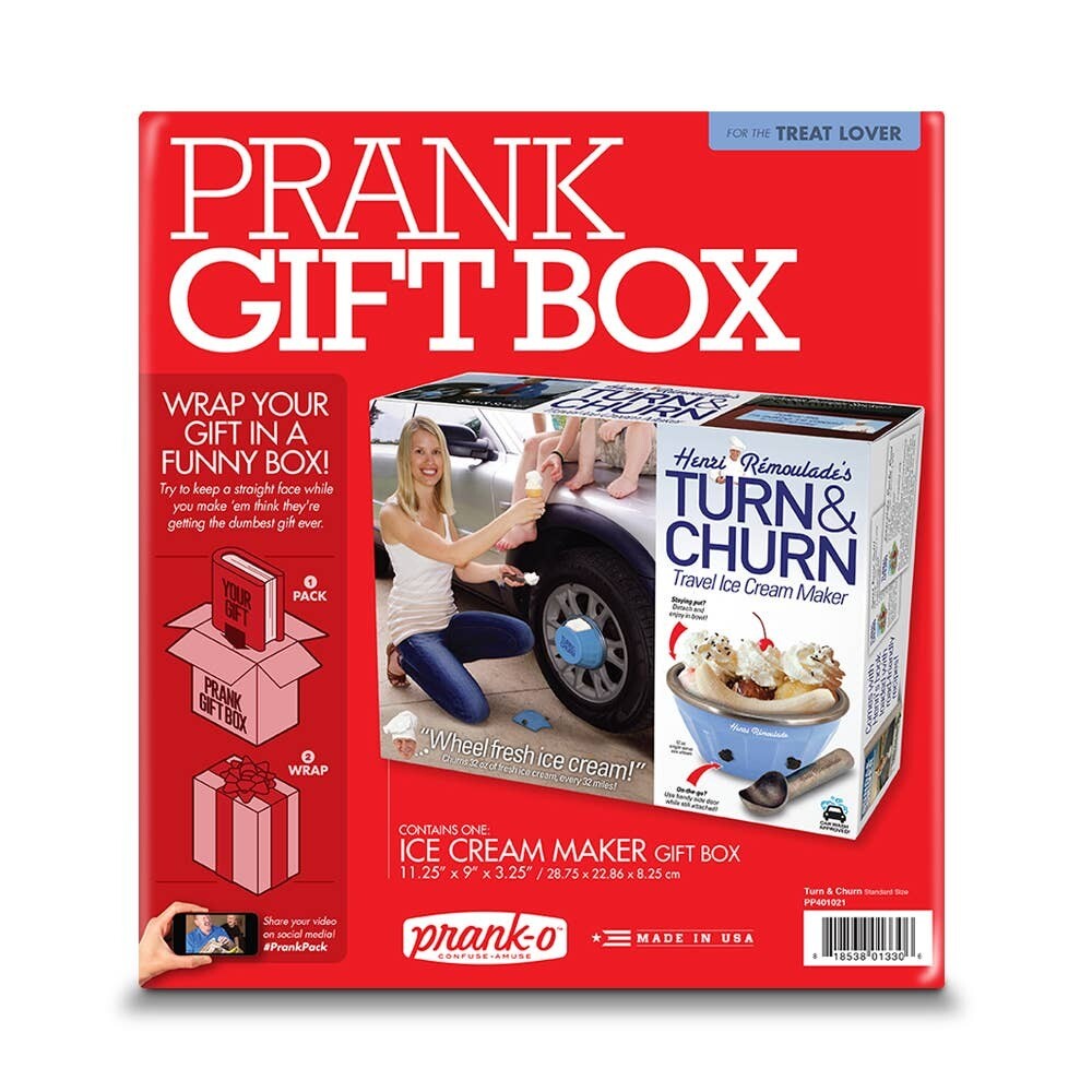Prank Gift Box Turn And Churn