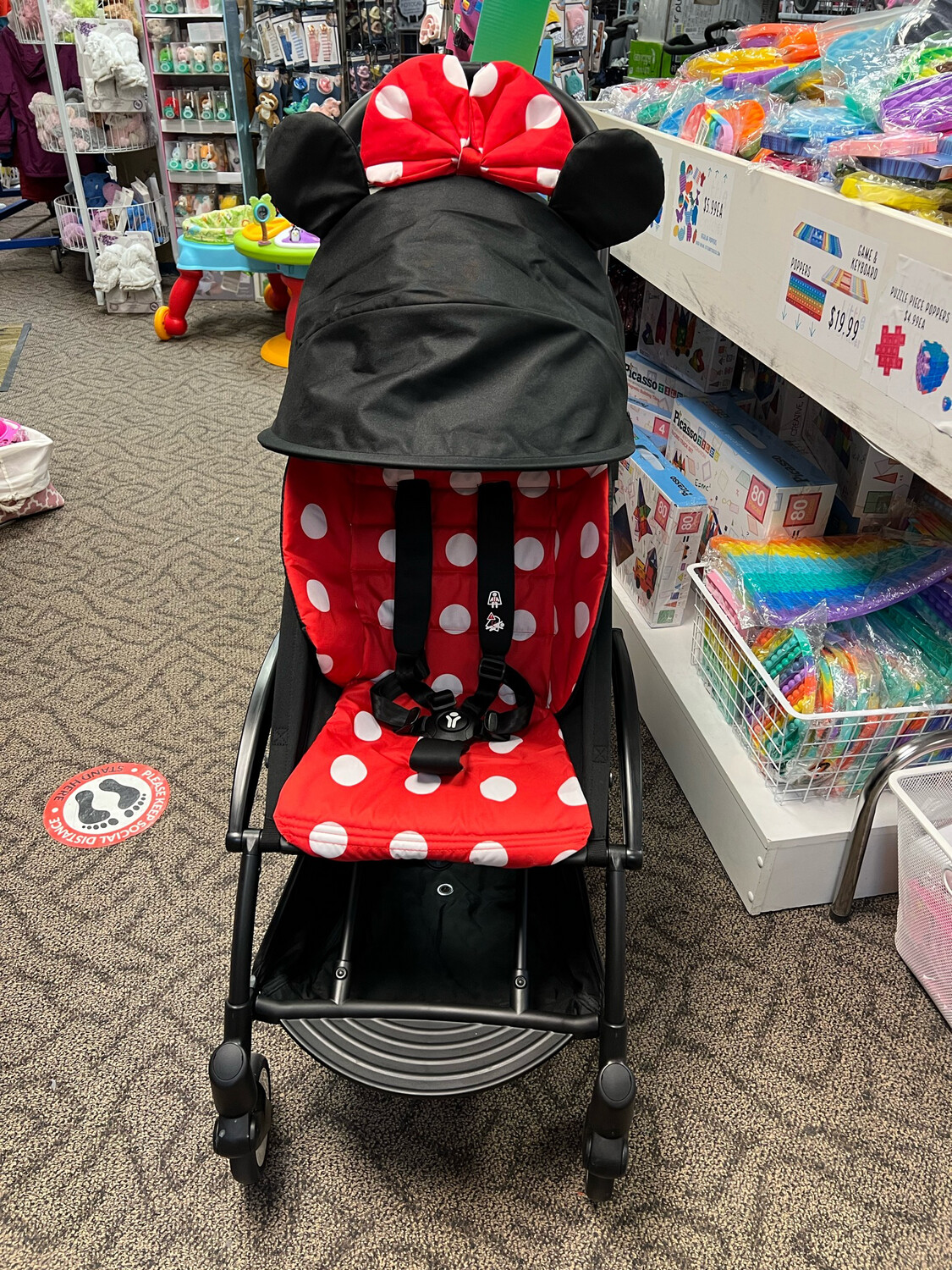 BabyZen Yoyo Yoyo2 Stroller Color Pack Fabrics Minnie Mouse Color Pack Seat Liner and Canopy Set STROLLER NOT INCLUDED