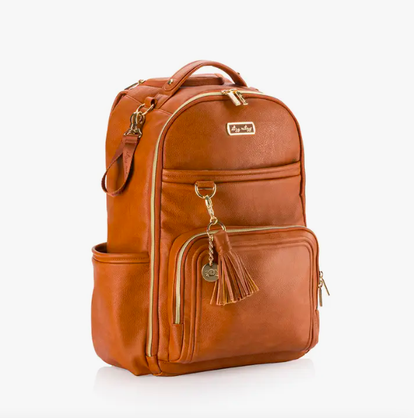 Itzy Ritzy - *NEW* Cognac Boss Plus™ Backpack Diaper Bag