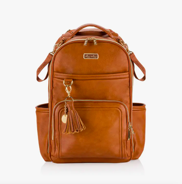 Itzy Ritzy - *NEW* Cognac Boss Plus™ Backpack Diaper Bag