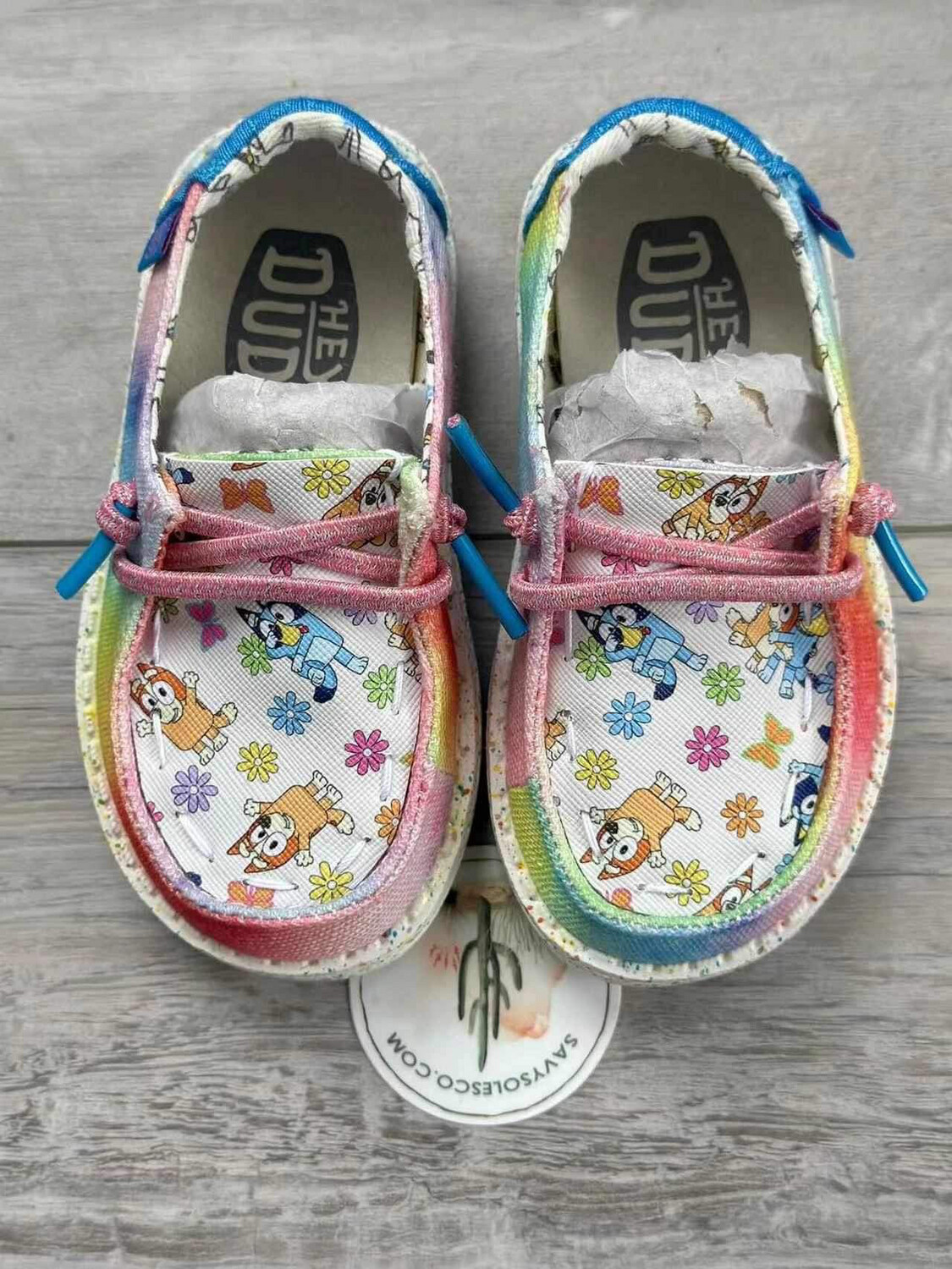 Hey Dudes Custom Bluey Shoes Preorder