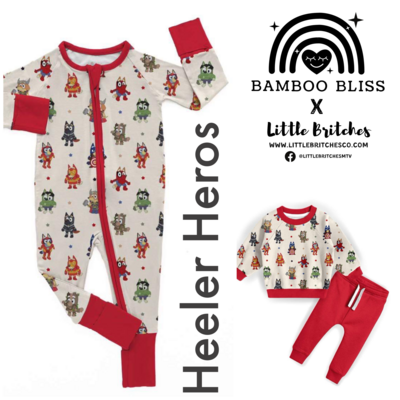 Bamboo Bliss X Little Britches Heeler Heros Bamboo Collection
