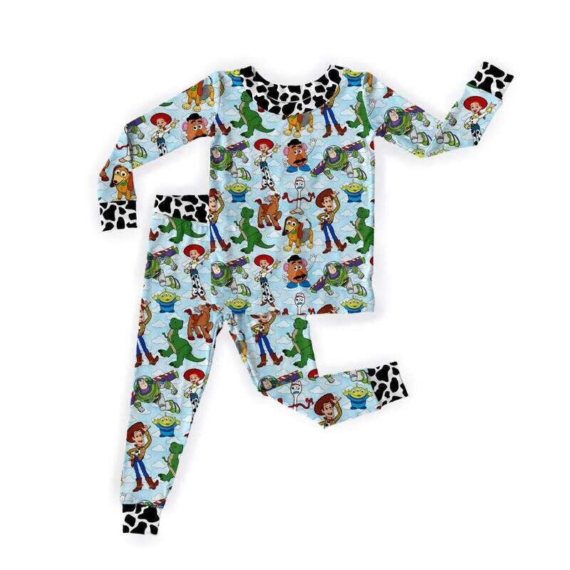 Toys Long Sleeve 2pc pajama set by Bamboo Bliss &amp; Little Britches