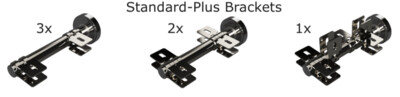 Brackets-Only Standard-Plus (6-pack)