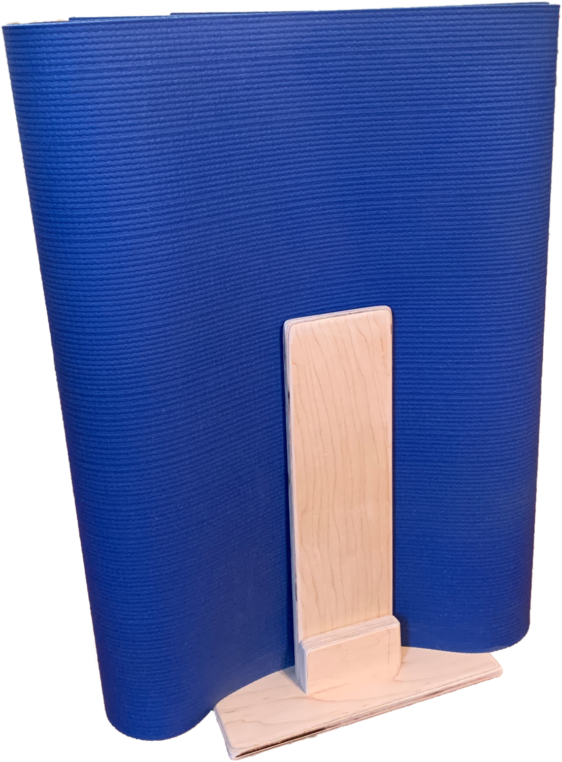 No Roll Yoga Mat Stand - Easy Access