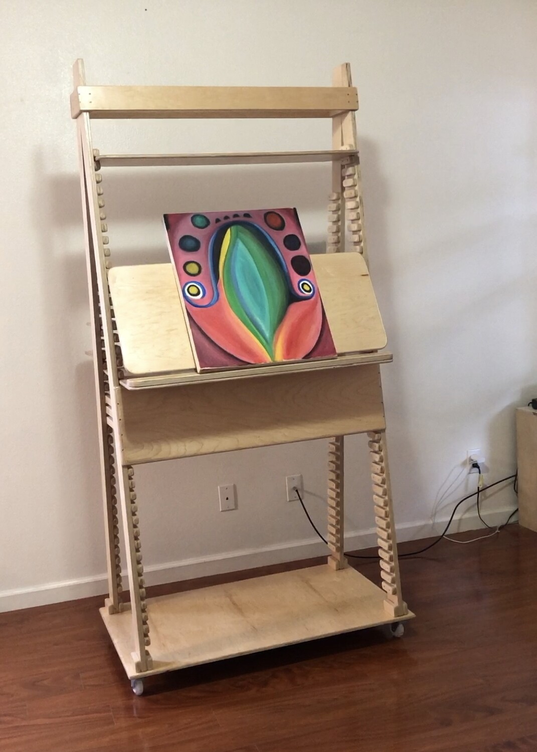 Tall Ōtthsaw Desk 2 sides - Two Sided - Front and Back Use (wide version shown)