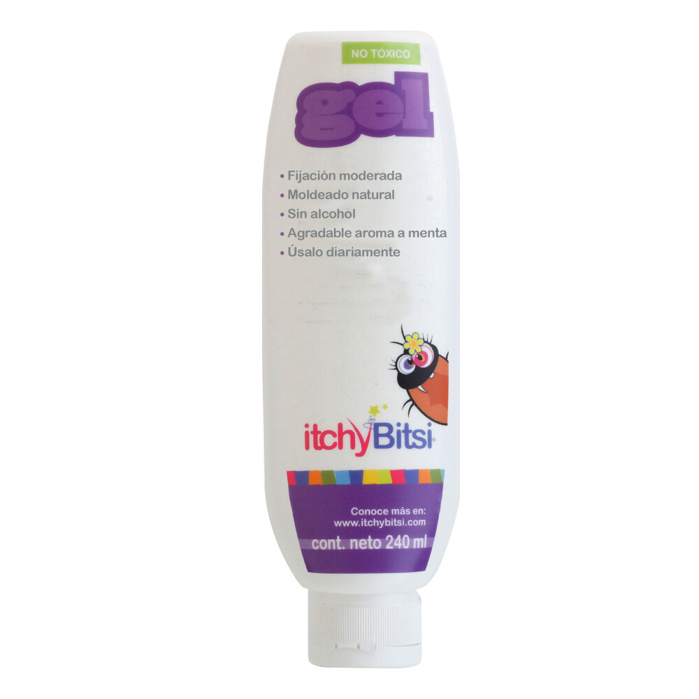 Itchy Bitsi - Gel fijador para prevenir los piojos 240 ml