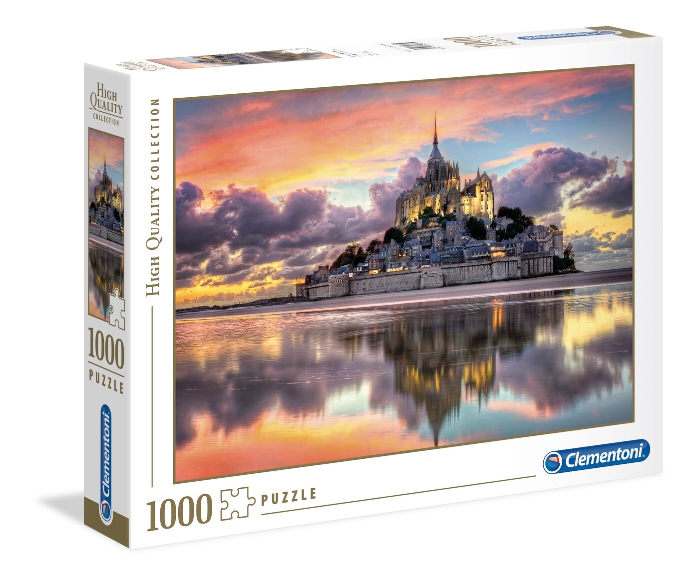 Rompecabezas Modelo el Magnifico Mont Saint Michel x 1000 piezas