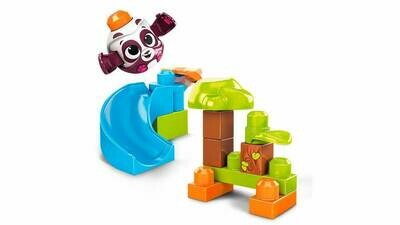 Mega Blocks - Tobogan Panda de 14 piezas