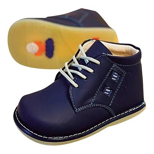 Zapato Azul Semi Ortopedico