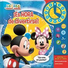 Eurosur - Libro Reloj De Lujo Con Sonido Es Hora de Divertirse Amigos Mickey