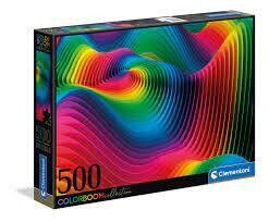 Clementoni - Rompecabezas 500 Piezas, Colorboom- Waves