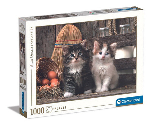 Clementoni Rompecabezas - 1000 Piezas Gatitos Adorables
