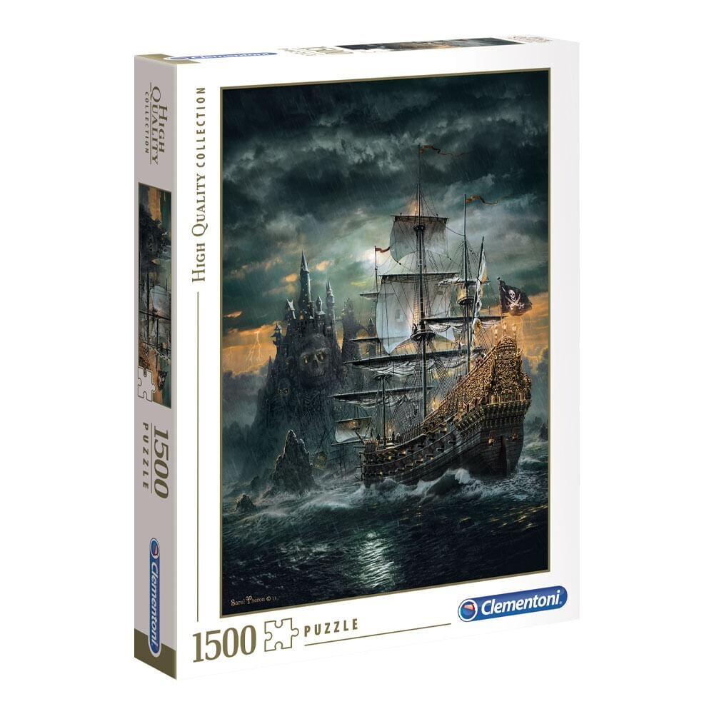 Clementoni - Rompecabezas 1500 piezas Barco Pirata