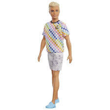 Barbie - Fashionista Ken Camiseta a Cuadros