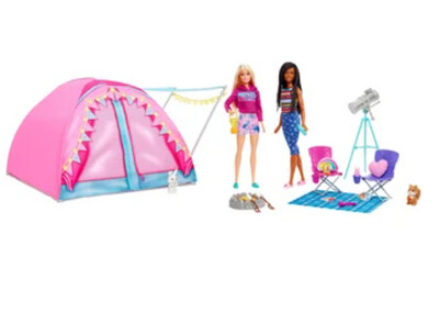 Barbie Casa de Campaña con Muñecas