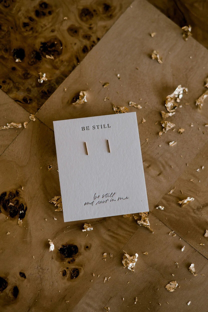 Be Still Earring Studs Be Still Earring Studs