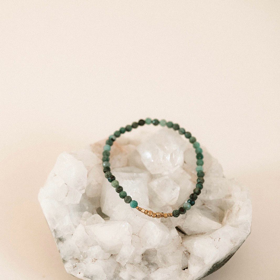 Chrysocolla + Brass Chrysocolla + Brass