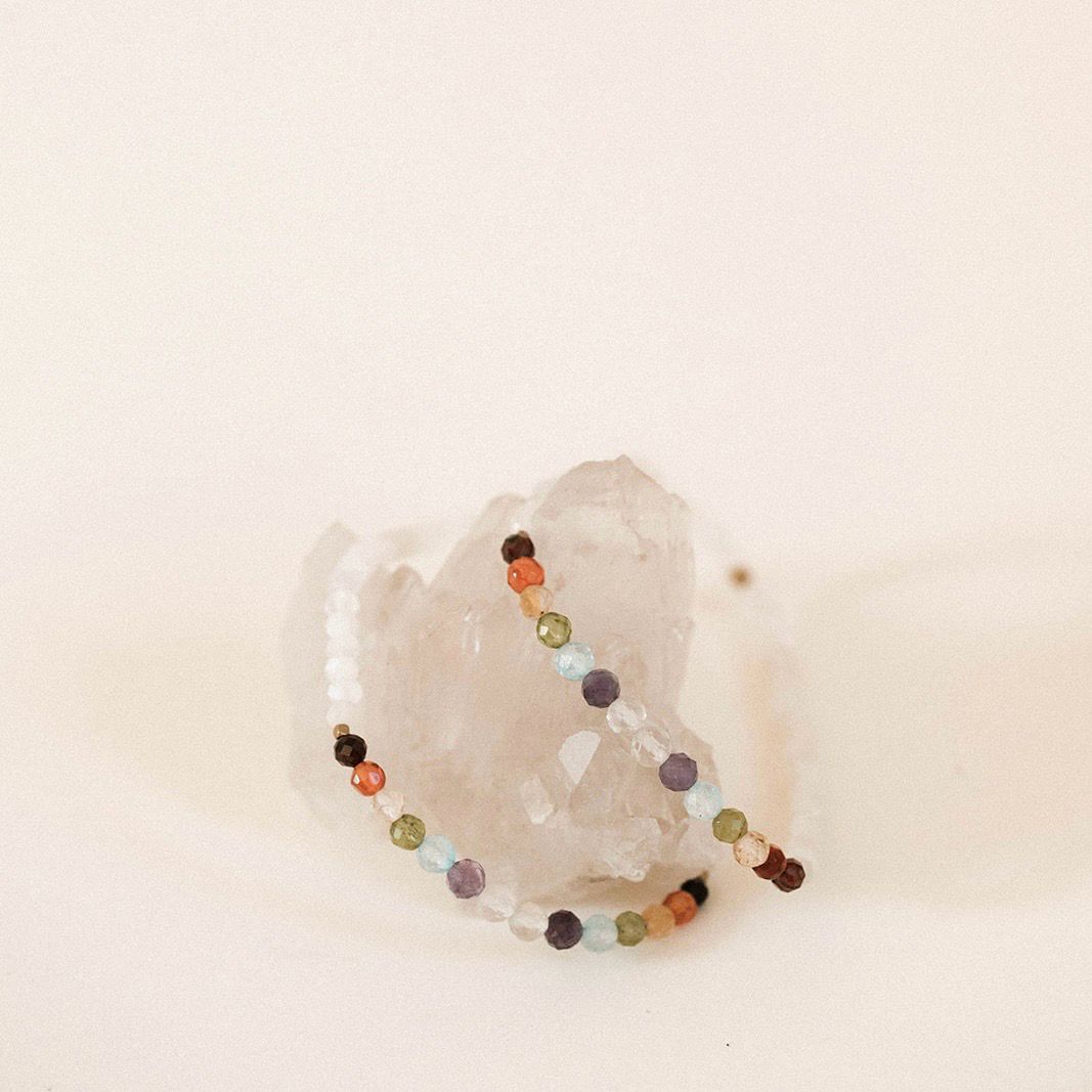 Rainbow Healing Crystal Bracelet Rainbow Healing Crystal Bracelet