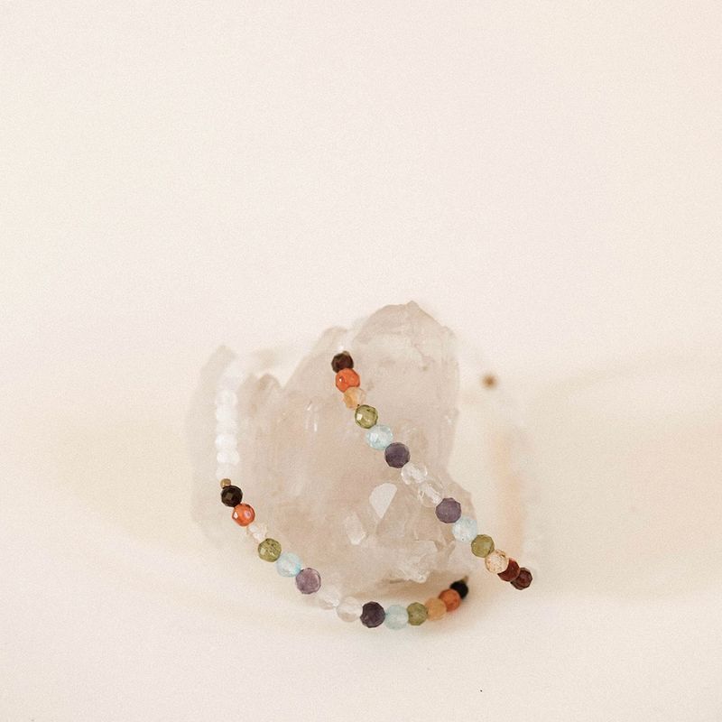 Rainbow Healing Crystal Bracelet