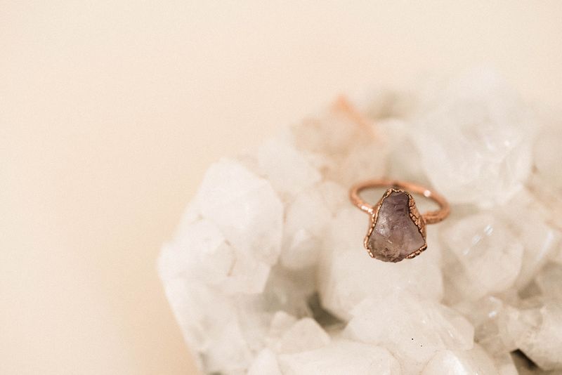 Raw Ametrine Ring