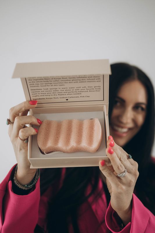 Konjac Body Sponge - Blush