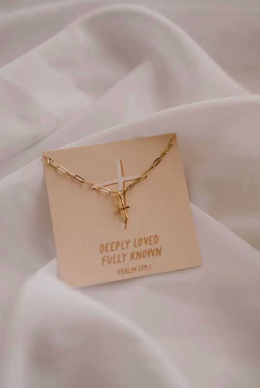 Deeply Loved Fully Known Charm Necklace