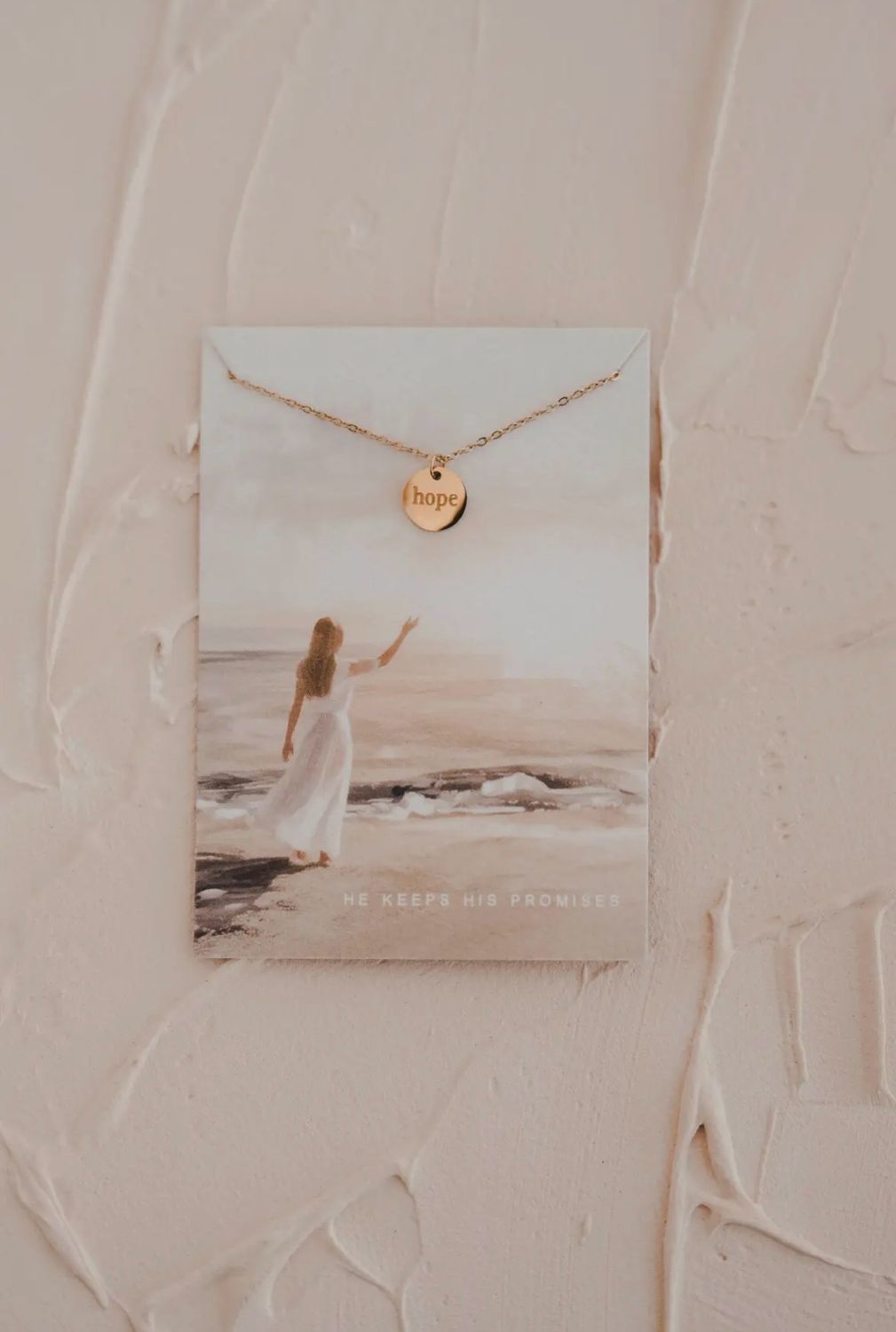 Hope Disc Necklace Hope Disc Necklace