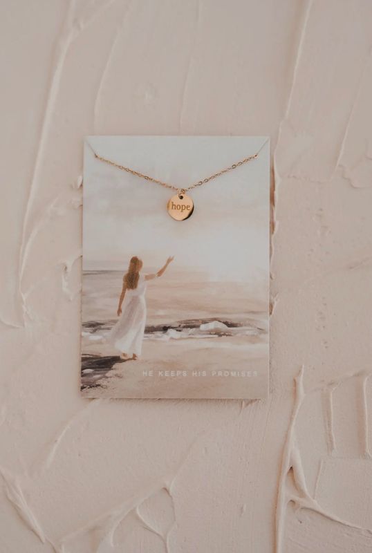Hope Disc Necklace