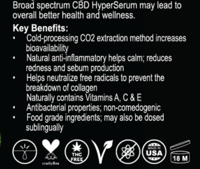 HeadStrong Cosmeceuticals CBD 1500mg HyperSerum