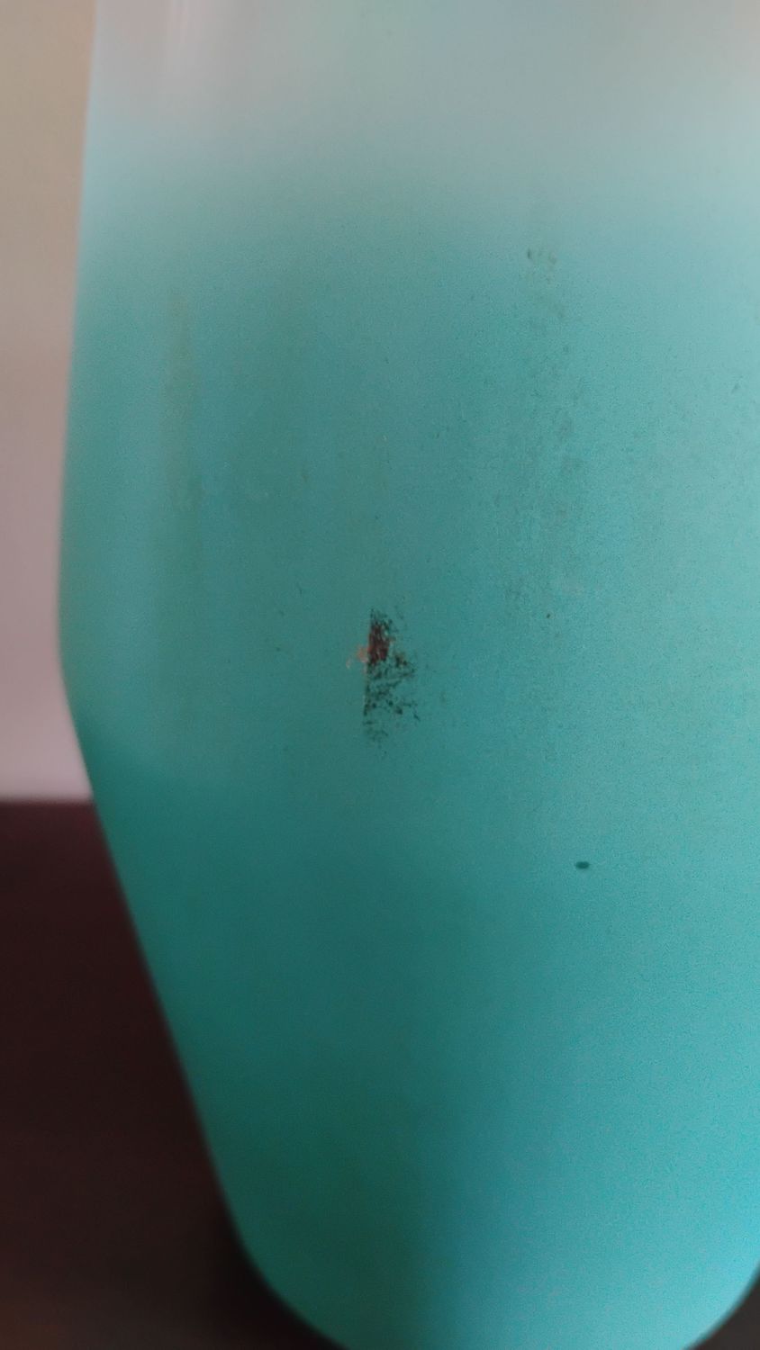 Vintage Mid-Century Frosted Glass Pitcher – $10