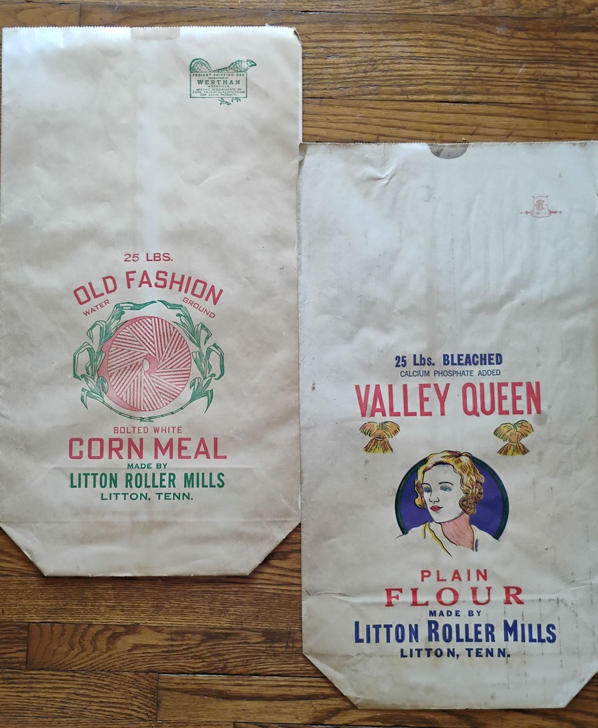 “Vintage Flour &amp; Corn Meal Sacks – Litton TN, Farmhouse Décor”
