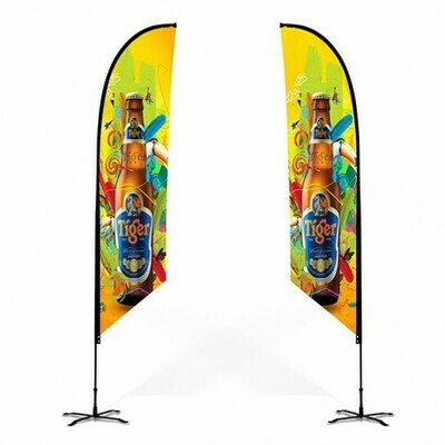 Steel Base Wind Flag Printing