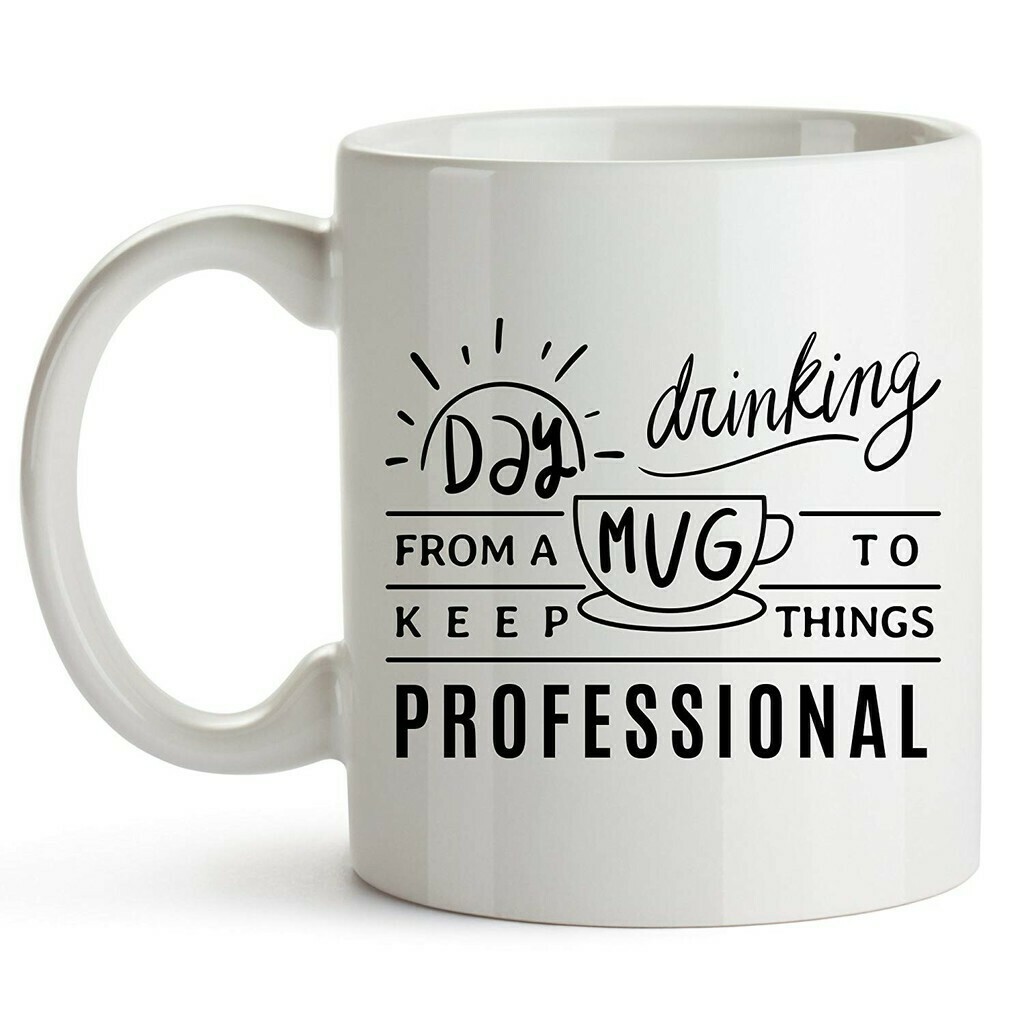 White Mug Printing (Small)