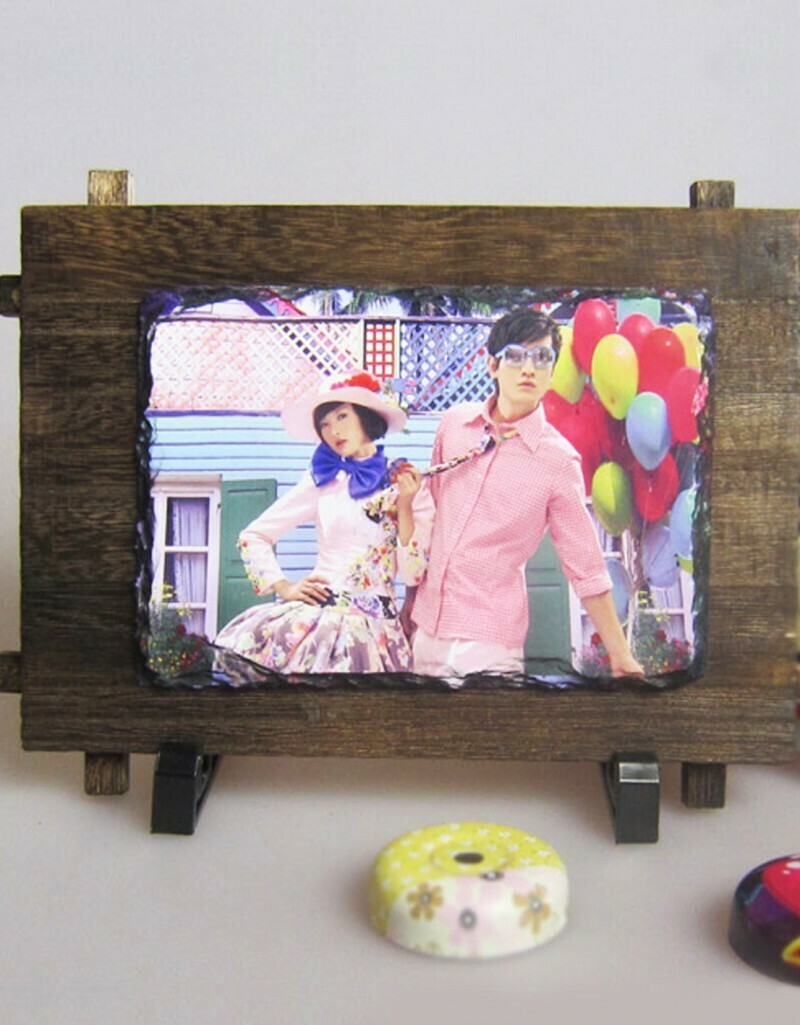 Photo Rock Printing (Wooden Frame)