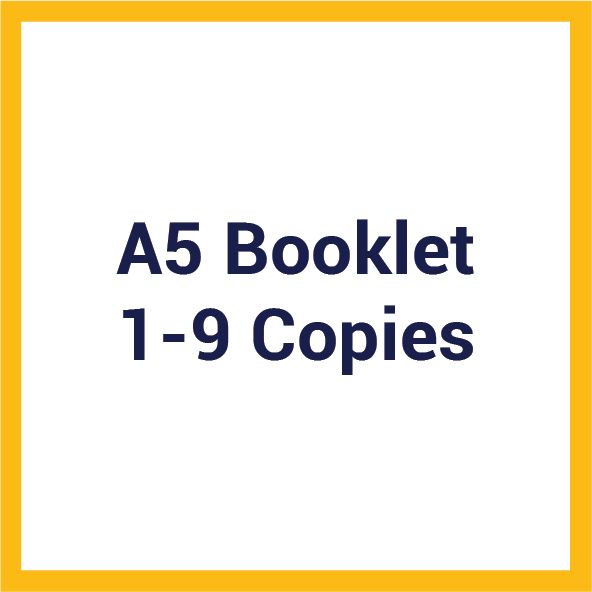 A5 Booklet (1-9 Copies)