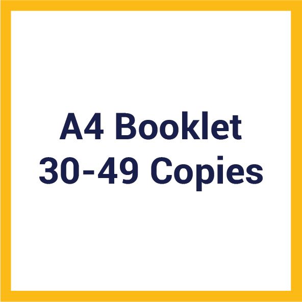 A4 Booklet (30-49 Copies)