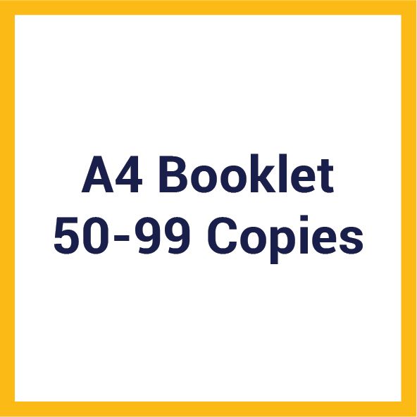 A4 Booklet (50-99 Copies)