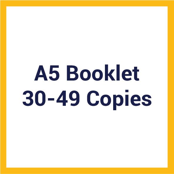A5 Booklet (30-49 Copies)