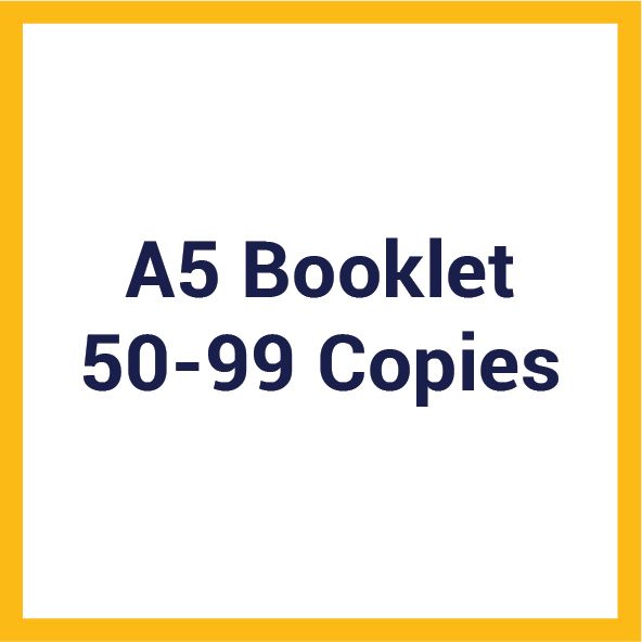 A5 Booklet (50-99 Copies)