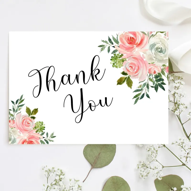 Thank you card