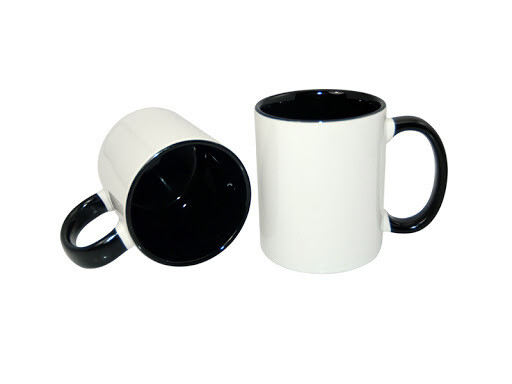 Mug (inner color), Size:: 11 oz (Standard Size), Inner/Rim Color: Black