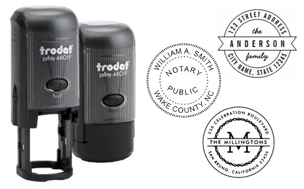 Self ink stamp (Round)