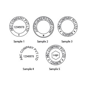 Rubber Stamp (Round)