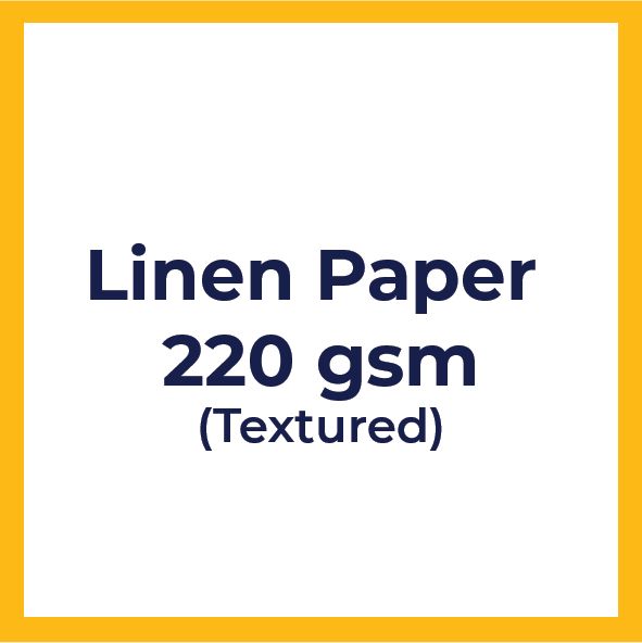 A5 Flyers Linen 220gsm
